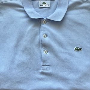 Lacoste men’s polo t-shirt small - blue